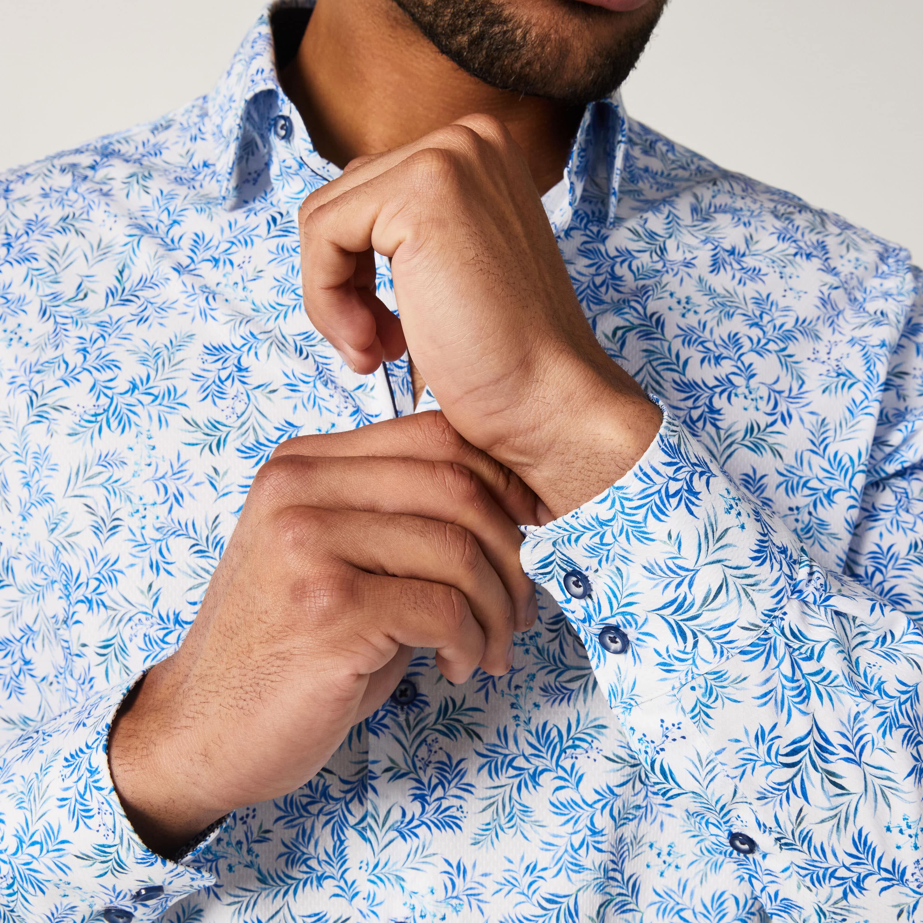 Mens long 2024 sleeve dress shirts